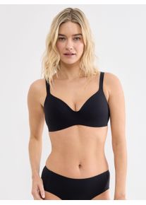 T-Shirt-BH Sloggi "ZERO Feel Pure THE UP TShirt Bra", Damen, Gr. L, N-Gr, schwarz, Single Jersey, Obermaterial: 38% Polyester, 33% Modal, 15% Polyamid, 14% Elasthan, BHs T-Shirt-BH, nat&uuml;rlich und unsichtbar