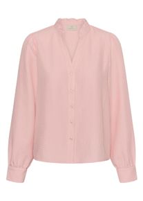 Langarmbluse Kaffe "Langarm-Bluse KAjonah", Damen, Gr. 46, rosa (lotus cc), Obermaterial: 100% Polyester PES., Blusen Langarmbluse