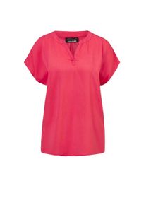 Schlupfbluse GOLDNER "Bluse mit Tunika Ausschnitt", Damen, Gr. 38, rosa (pink), Obermaterial: 100% Viskose CV., Sonstiges, Blusen Schlupfbluse, keine/nicht relevant