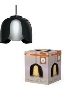 Osram Pendelleuchte "Decor Corolle", schwarz, &Oslash; 20cm, 1 Stk., Leuchten, Fassung E27, Stahl und Glas, Pendelleuchte