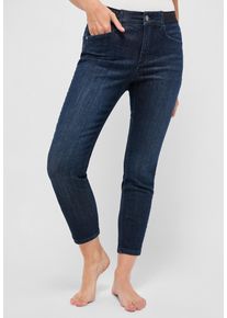 7/8-Jeans Angels "ORNELLA SPORTY", Damen, Gr. 44, L&auml;nge 26, blau (schwarz indigo used), Denim/Jeans, Obermaterial: 92% Baumwolle, 6% Polyester, 2% Elasthan, slim fit 7/8-L&auml;nge, Jeans 7/8-Jeans, 7/8-L&auml;nge, Slim fit Passform, mit Stretchbund, aus Baumwollmischung