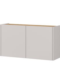 Schuhschrank Germania "Libbiano", beige (kaschmir, navarra, eiche, nachbildung), B:93cm H:52cm T:29cm, Holzwerkstoff, Schr&auml;nke, Schuhschrank, Flurschrank, Soft-close, verstellb. B&ouml;den, in 3 H&ouml;hen, 2- oder 3-t&uuml;rig