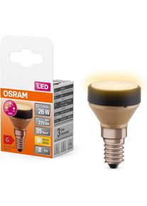 LEDVANCE LED-Leuchtmittel "LED STAR Flat Flat Frosted 26", Energieeffizienz: G, klar, schwarz, wei&szlig;, &Oslash;:3,5cm, Leuchtmittel, LED-Leuchtmittel