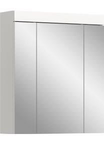 Badezimmerspiegelschrank OTTO HOME "MAOI, mit 3 Spiegelt&uuml;ren, in verschiedenen Ausf&uuml;hrungen erh&auml;ltlich", wei&szlig;, B:60cm H:70cm T:18cm, FSC-zertifizierter Holzwerkstoff, MDF, Schr&auml;nke, Badezimmerspiegelschrank, Badm&ouml;bel, Badschrank, Schrankspiegel, Spiegel, Bad, Badezimmer
