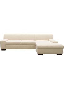 Ecksofa OTTO HOME "Faxe", beige (creme), B:268cm H:74cm T:153cm, 90% Polyester, 10% Nylon, Sofas, Ecksofa