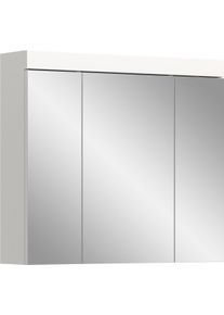 Badezimmerspiegelschrank OTTO HOME "MAOI, mit 3 Spiegelt&uuml;ren, in verschiedenen Ausf&uuml;hrungen erh&auml;ltlich", wei&szlig;, B:80cm H:70cm T:18cm, FSC-zertifizierter Holzwerkstoff, MDF, Schr&auml;nke, Badezimmerspiegelschrank, Badm&ouml;bel, Badschrank, Schrankspiegel, Spiegel, Bad, Badezimmer