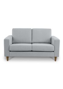 2-Sitzer OTTO HOME "Tvinno", grau (gray), B:155cm H:87cm T:86cm, 100% polyester, Sofas, 2-Sitzer, im skandinavischen Stil, mit Massivholzf&uuml;&szlig;en, Breite 155 cm