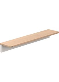 Wandregal Paidi "FIENE in Scandinavian Wood / Grau, Schweberegal", grau (kieselgrau, scandinavian wood), B:122cm H:95cm T:20cm, Regale, Wandregal, stabiles H&auml;ngeregal aus Holz, 20 Kg Tragkraft, Wandboard, 95cm Breite