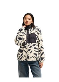 Sweatshirt Quiksilver "Renek Polar", Damen, Gr. S, schwarz-wei&szlig; (bone wei&szlig; spraycan renek), Obermaterial: 100% Polyester., Sweatshirts Sweatshirt