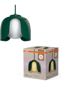 Osram Pendelleuchte "Decor Corolle", gr&uuml;n, &Oslash; 20cm, 1 Stk., Leuchten, Fassung E27, Stahl und Glas, Pendelleuchte