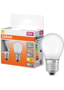 Osram LED-Leuchtmittel "LED-Lampe Star Miniballform P40", Energieeffizienz: D, wei&szlig;, L:8,4cm &Oslash;:4,5cm, Leuchtmittel, LED-Leuchtmittel