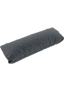 Dekokissen Musterring "JUSTB PM100, perfektes Komfort-Extra", grau (flachgewebe famous, anthrazit, meliert unifarben), B:74cm H:11cm L:25cm, Faserb&auml;llchen, Dekokissen_Sitzkissen_Kissenh&uuml;llen, Dekokissen, Ergonomische Unterst&uuml;tzung, passender Look & Musterring-Garantie
