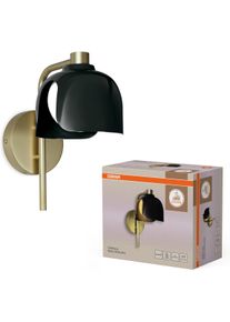 Osram Wandleuchte "Decor Corolle", schwarz, H: 24,5cm, 1 Stk., Leuchten, Fassung G9, Stahl und Glas, Wandleuchte
