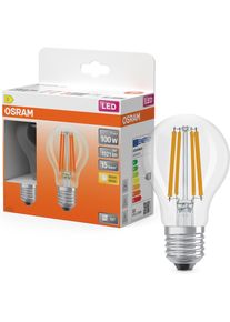 Osram LED-Leuchtmittel "LED Retrofit CLASSIC", Energieeffizienz: D, wei&szlig;, &Oslash;:6cm, Leuchtmittel, LED-Leuchtmittel
