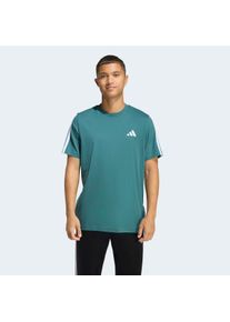 T-Shirt adidas Sportswear "M 3S SJ T", Herren, Gr. L, preloved teal, wei&szlig;, Obermaterial: 100% Baumwolle, Rundhals, Shirts T-Shirt