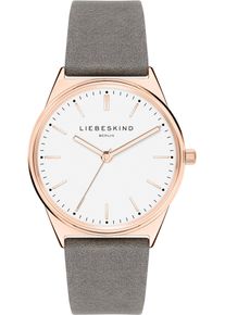 Quarzuhr Liebeskind Berlin "LT-0292-LQ", rosa (grau), Armbanduhren, Damen, Quarzuhr