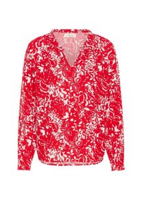 Langarmbluse Cream "Langarm-Bluse CRTiah", Damen, Gr. 38, rot (risk rot toile), Obermaterial: 100% Viskose LENZING ECOVERO CV LenzEcov., Blusen Langarmbluse