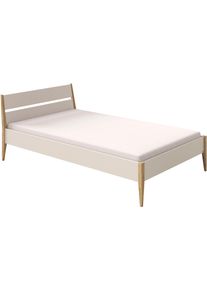 Kinderbett Paidi "STIENE in verschiedenen Gr&ouml;&szlig;en und Farben", beige (cashmere, beige, cashmere, beige), B:127cm H:80cm L:214cm, Betten, Kinderbett, Jugendbett mit Massivholz, pflegeleicht, langlebig, Jugendliege
