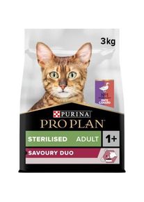 Purina PRO PLAN adulte st&eacute;rilis&eacute; Go&ucirc;t canards et foie 3 kg