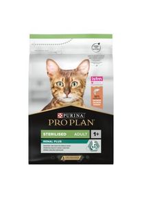 Purina PRO PLAN Sterilised Adult 1+ Optirenal riche en saumon 3 kg