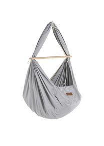 Schmusewolke Federwiege, Grau, Holz, Metall, Textil, Buche, 30x147x137 cm, wendbar,Deckenmontage m&ouml;glich, Feder mit Sicherheitsseil, Babym&ouml;bel & Kinderm&ouml;bel, Babyzimmer, Babybetten, Stubenwagen & Babywiegen
