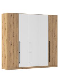M&Ouml;BELIX M&ouml;belix , Wei&szlig;, Eiche Artisan , Holzwerkstoff , 5 F&auml;cher , 3 Schublade(n) Schubladen , 226x229x54 cm , in verschiedenen Gr&ouml;&szlig;en erh&auml;ltlich, in verschiedenen Holzdekoren erh&auml;ltlich ,