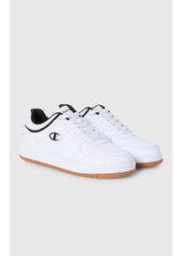 Sneaker Champion "RD18 LOW", Herren, Gr. 46, wht, nbk, gum, Synthetik, Schuhe Sneaker, mit Gummilaufsohle, leicht profiliertes Laufsohlenprofil