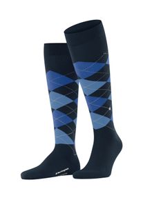 Kniestr&uuml;mpfe Burlington "Edinburgh", Herren, Gr. 40-46, 6120, marine, Materialmix, Argyle-Muster, Socken Kniestr&uuml;mpfe, Einheitsgr&ouml;&szlig;e 40-46, w&auml;rmende Wollmischung, Argyle-Muster