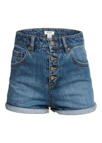 Shorts Roxy "Authentic Summer High", Damen, Gr. 31(XXL), blau (vintage medium blau), Obermaterial:100% Baumwolle., Hosen Shorts