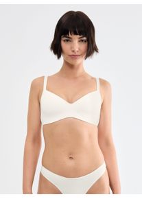 T-Shirt-BH Sloggi "ZERO Feel Pure THE UP TShirt Bra", Damen, Gr. XL, N-Gr, silk wei&szlig;, Single Jersey, Obermaterial: 38% Polyester, 33% Modal, 15% Polyamid, 14% Elasthan, BHs T-Shirt-BH, nat&uuml;rlich und unsichtbar