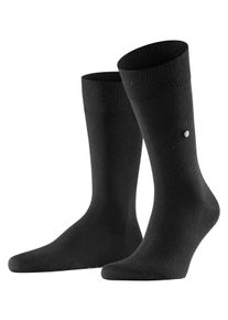 Socken Burlington "Basic Gift Box", Herren, Gr. 40-46, schwarz (schwarz mix 0010), Baumwollmischung, unifarben, Socken Socken, Einheitsgr&ouml;&szlig;e 36-41, unifarben, Burlington-Clip, Geschenkbox