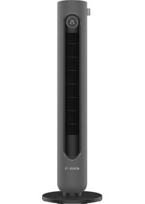 Turmventilator Bosch "Tower Fan 6000, 104cm, 120 Oszillation, Timer, Fernbedienung", midnight grau, B:16cm H:104,3cm, Ventilatoren, Turmventilator, nur 16 dB(A) im leisesten Modus, in Midnight Grey, Aufbewahrungstasche