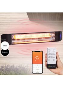 Blumfeldt Smartwave, infrav&ouml;r&ouml;s hősug&aacute;rz&oacute;, 2400 W, WiFi, vez&eacute;rl&eacute;s applik&aacute;ci&oacute;n kereszt&uuml;l, fekete