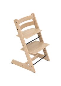 Stokke Hochstuhl, Perlmutt, Holz, Eiche, massiv, Hartholz, 46x79x49 cm, Fu&szlig;st&uuml;tze verstellbar, Sitzfl&auml;che verstellbar, speichel- und schwei&szlig;echte Lackierung, h&ouml;henverstellbar, Holzm&ouml;bel, Sitzgelegenheiten Holz, Hochst&uuml;hle und Tischsitze Holz