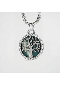 Holzkern Colliers Homme Argent et Agate