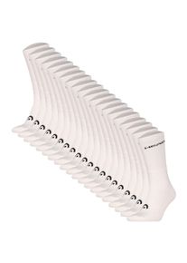 Kurzsocken Head "Socken Head ELEMENTS ALL SPORTS CREW 20P ECOM 20er Pack", Damen, Gr. 43-46, wei&szlig;, Obermaterial: 72% Baumwolle CO. 26% Polyester PES. 1% Polyamid PA. 1% Elasthan EL., Socken Kurzsocken