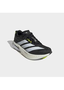 Laufschuh adidas Performance "ADIZERO BOSTON 13", Herren, Gr. 48, schwarz-wei&szlig; (core schwarz, ftwr wei&szlig;, solar gelb), Textil, Schuhe Laufschuh