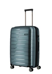 Trolley Travelite "AIR BASE Reisekoffer Hartschale", Damen, Gr. B/H/T: 45cm x 67cm x 27cm 71 l, blau (ice blau), Polypropylen, Koffer Trolley, kratzresistenter Oberfl&auml;che und cleverer Innenaufteilung