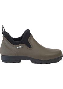 Gummistiefel Aigle "Lessfor Plus 2 M", Damen, Gr. 46, gr&uuml;n (khaki), Obermaterial: 100% Naturkautschuk NaRubber., Schuhe Gummistiefel