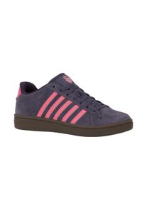 Sneaker K-Swiss "Court Tiebreak II SDE", Damen, Gr. 41, lila (lila velve), Leder, Schuhe Sneaker