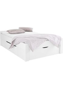 Bett Rauch "Scala", wei&szlig;, B:145cm H:60cm L:207cm, Betten, Bett, mit Schubk&auml;sten in 3 Varianten