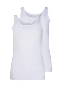 Achseltop Skiny "Skiny ADVANTAGE Cotton Stretch", Damen, Gr. 36, 2 Stk., N-Gr, wei&szlig;, Obermaterial: 92% Baumwolle, 8% Elasthan, unifarben, normal, Unterhemden Achseltop