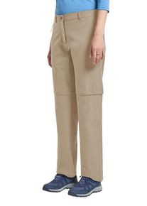 Zip-off-Hose Jack Wolfskin "PICO TRAIL ZIP OFF PANTS W", Damen, Gr. 44, hazelwood, Obermaterial: 100% POLYESTER. Futter: 100% POLYESTER, Hosen Zip-off-Hose, Zip-Off Trekkinghose, strapazierf&auml;hig, atmungsaktiv