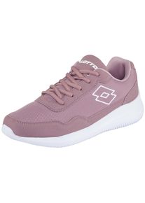 Sneaker Lotto, Damen, Gr. 42, wei&szlig; (dunkelrose, wei&szlig;), Synthetik, Textil, Schuhe Sneaker, - besonders leicht & bequem