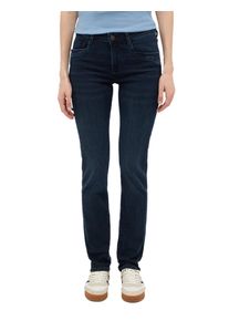 Slim-fit-Jeans Mustang "Damen Style Shelby Slim", Damen, Gr. 30, L&auml;nge 30, blau (801 blau), 98% Baumwolle, 2% Elasthan, unifarben, slim fit, Jeans Slim-fit-Jeans