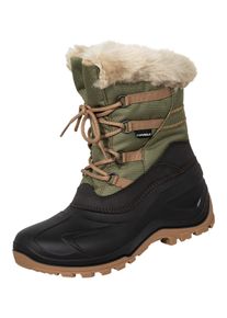 Winterstiefel Spirale "Evelin Damenstiefel gef&uuml;ttert" Gr. 42, gr&uuml;n, 42, Obermaterial: 100% Nylon NY., Schuhe, Winterstiefel