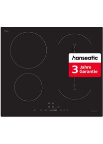 Hanseatic Induktions-Kochfeld, schwarz, B:59cm H:6cm T:52cm, Kochfelder, inkl. 3 Jahre Herstellergarantie, Induktions-Kochfeld