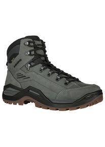 Wanderschuh Lowa "RENEGADE EVO GTX MID", Herren, Gr. 44,5, schwarz (dunkelgrau, schwarz), Leder, Schuhe Wanderschuh, wasserdicht, winddicht,atmungsaktiv dank GORE-TEX Membrane