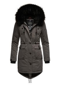 Wintermantel Navahoo "Wintermantel Luluna Prc", Damen, Gr. XS, grau, Obermaterial: 100% Polyester PES. Obermaterial: Futter: 100% Polyester PES. 100% Polyester PES., M&auml;ntel Wintermantel