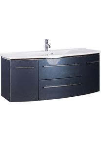 Waschtisch SAPHIR "3040", grau (anthrazit, anthrazit), B:122cm H:90cm T:48cm, Waschtische, Waschtisch, Breite 122 cm